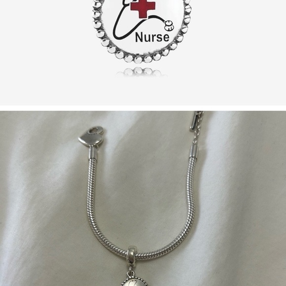 Pandora Moments Heart T-Bar Snake Chain Bracelet - Picture 3 of 3